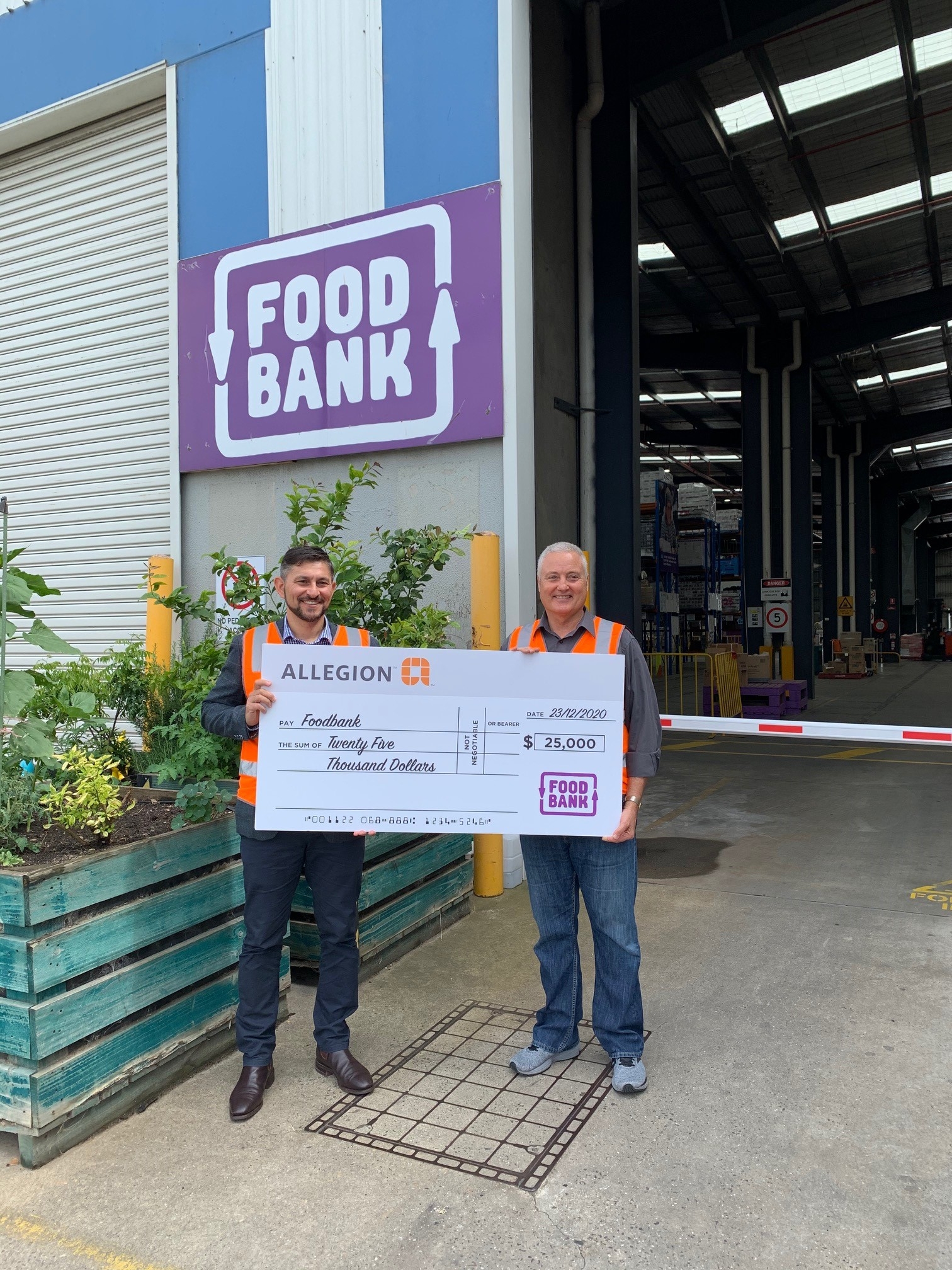 Allegion channels values of service and philanthropy, supports hunger